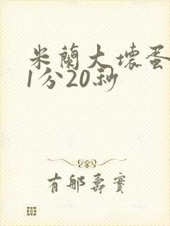 米兰大坏蛋真空1分20秒
