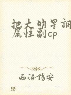 把大明星调成专属性副cp