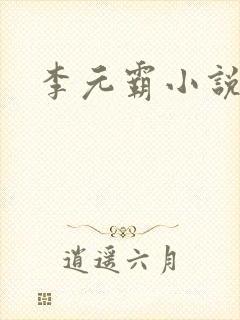 李元霸小说