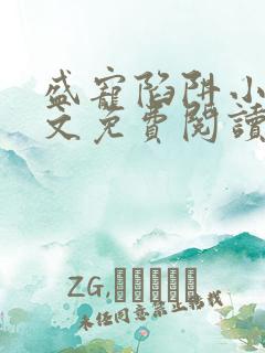 盛宠陷阱小说全文免费阅读