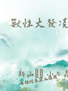 兽性大发凌豹姿