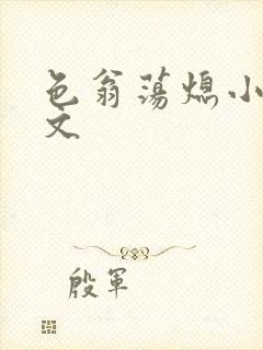 色翁荡熄小说全文