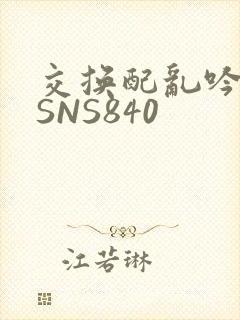 交换配乱吟粗大SNS840