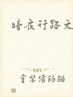 暗夜行路文集