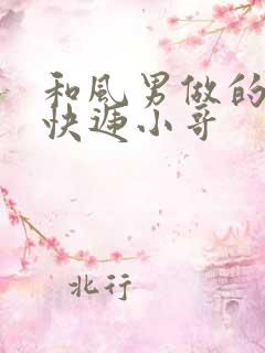 和风男做的顺丰快递小哥