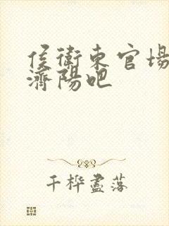 侯卫东官场笔记济阳吧