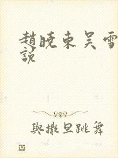 赵晓东吴雪晴小说