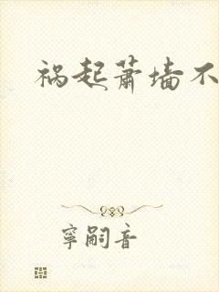 祸起萧墙不知戢