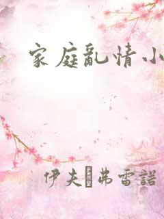家庭乱情小说