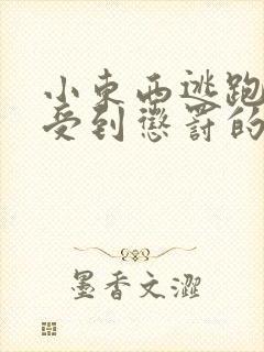 小东西逃跑是要受到惩罚的