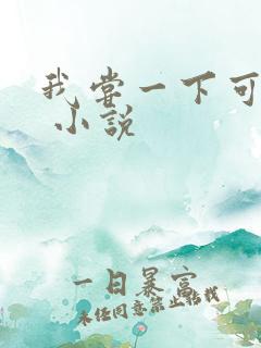 我尝一下可以吗 小说