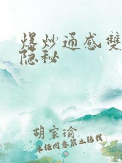 爆炒通感双胞胎隐秘