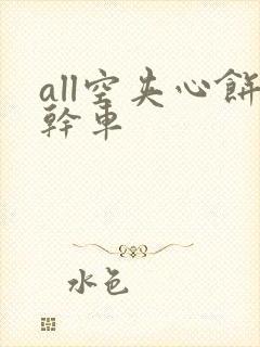 all空夹心饼干车