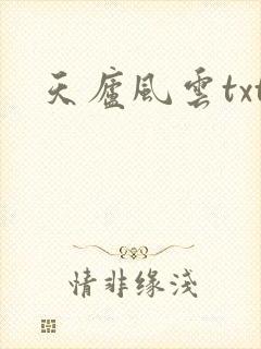 天庐风云txt