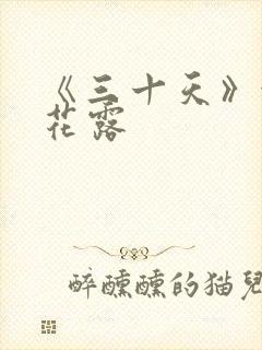 《三十天》金银花露