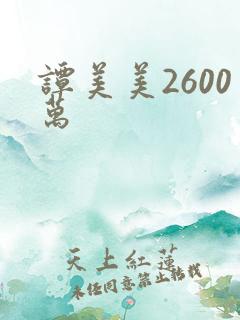 谭美美2600万