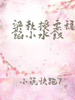 梁教授要稳住肉馅小水饺