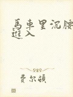 马车里沉腰缓缓进入