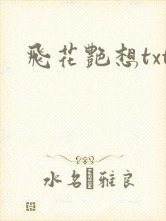 飞花艳想txt