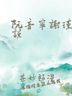 阮音宁谢瑾之小说