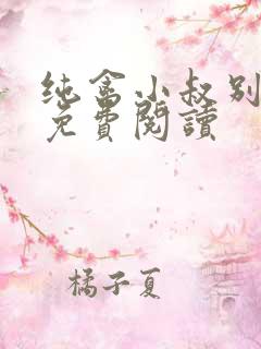 纯禽小叔别太猛免费阅读