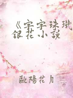 《字字珠玑》金银花小说