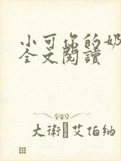 小可你的奶真大全文阅读