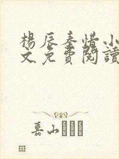 杨辰秦惜小说全文免费阅读完整版