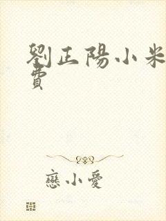 刘正阳小米多免费