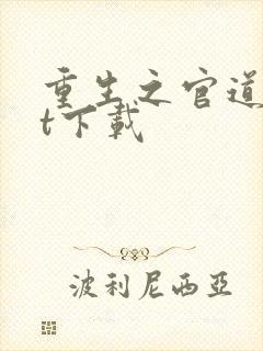 重生之官道txt下载