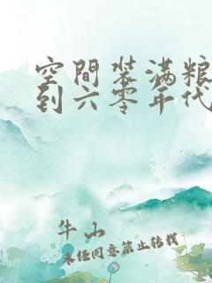 空间装满粮食回到六零年代