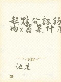 起点公认的三大肉x器是什么