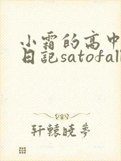 小霜的高中成长日记satofall