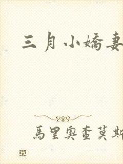 三月小娇妻