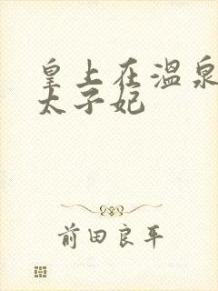 皇上在温泉要了太子妃