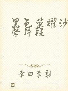 黑色荣耀沙发原声片段