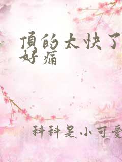 顶的太快了宝宝好痛