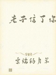 老子信了你的邪