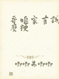 哥咱家有钱了什么梗