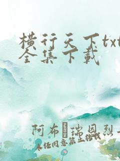 横行天下txt全集下载