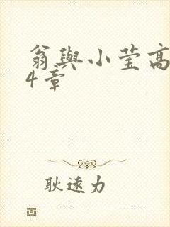 翁与小莹高潮24章