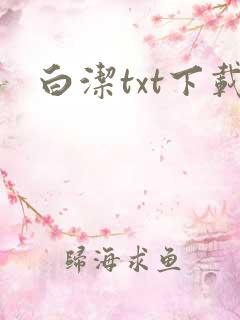 白洁txt下载