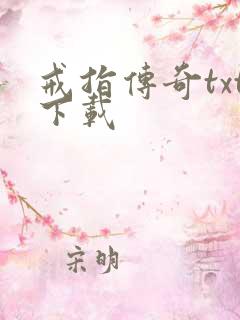 戒指传奇txt下载