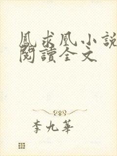 凤求凰小说免费阅读全文