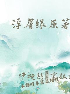 浮屠缘原著小说