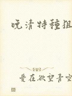 晚清特种狙击手