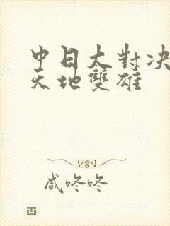 中日大对决  天地双雄