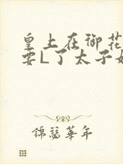 皇上在御花园里要L了太子妃