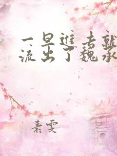 一旦进去就无法流出了魏承泽