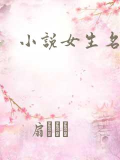 小说女生名字